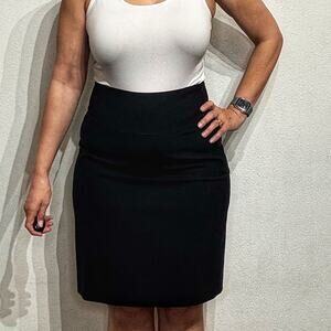 Banana Republic Black Mini Pencil Skirt Sz 10